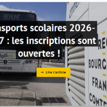 TRANSPORTS SCOLAIRES 2026-2027 