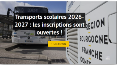TRANSPORTS SCOLAIRES 2026-2027 